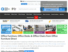 Tablet Screenshot of office-furniture-direct.co.uk